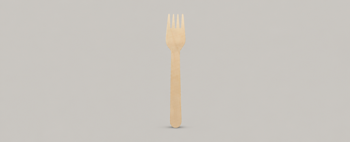 16cm Wooden Fork