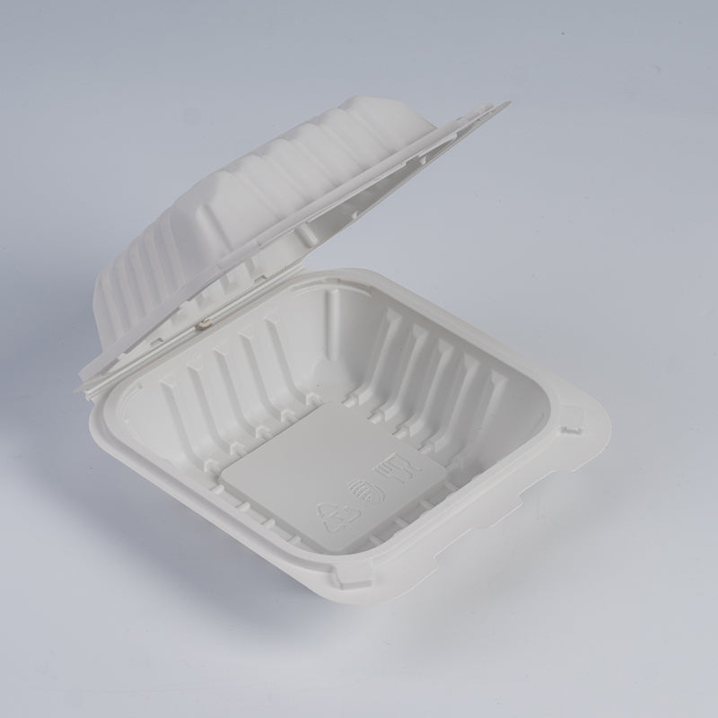 6" Inch Cornstarch Burger Box (500Pcs/Ctn)
