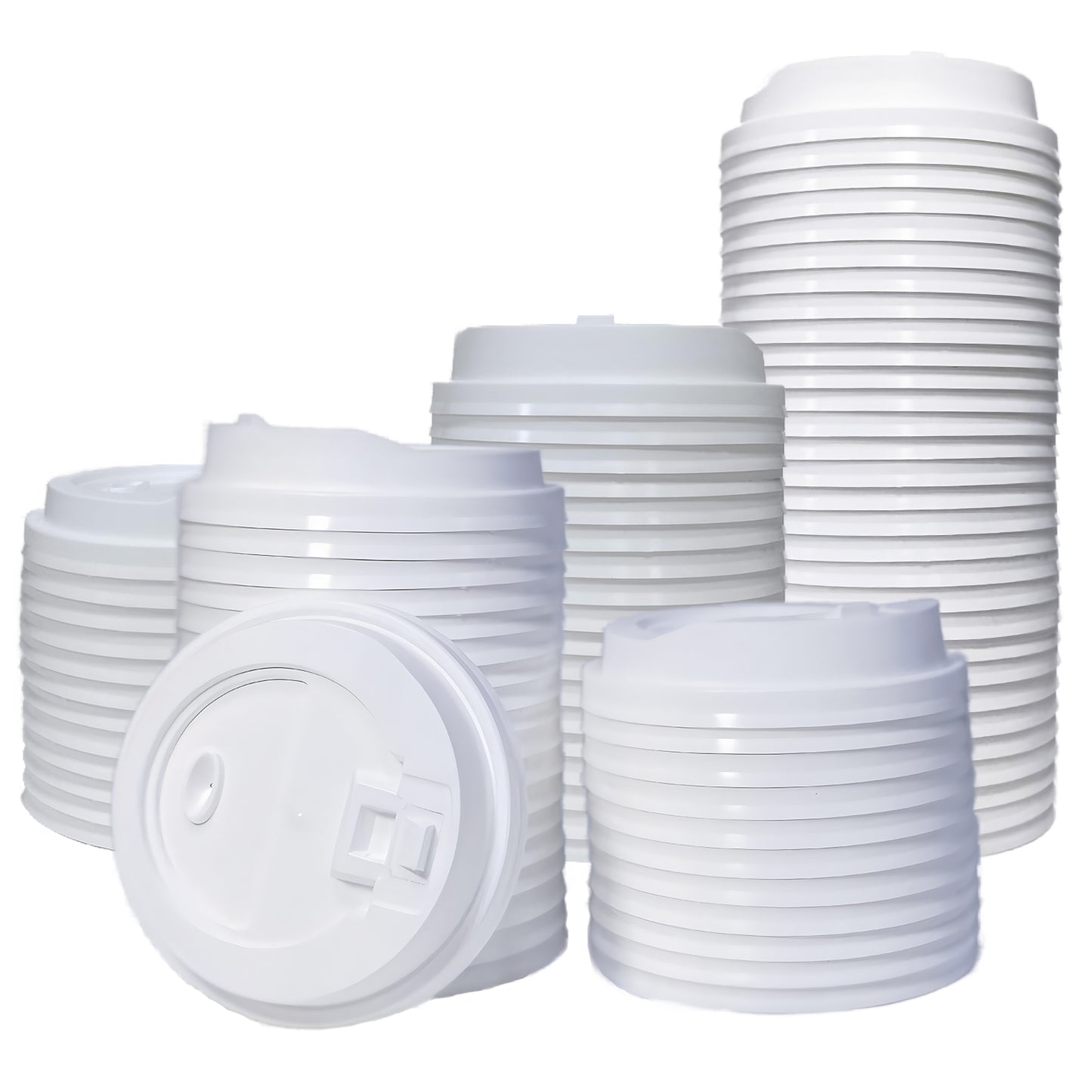 90mm PP Cup Lid - White (1000Pcs/Ctn)