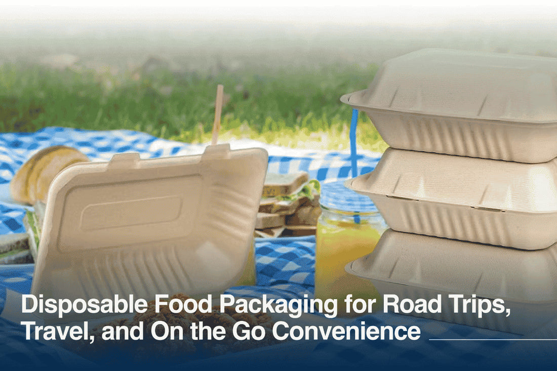 Disposable Food Packaging for Road Trips, Travel, and On the Go Convenience