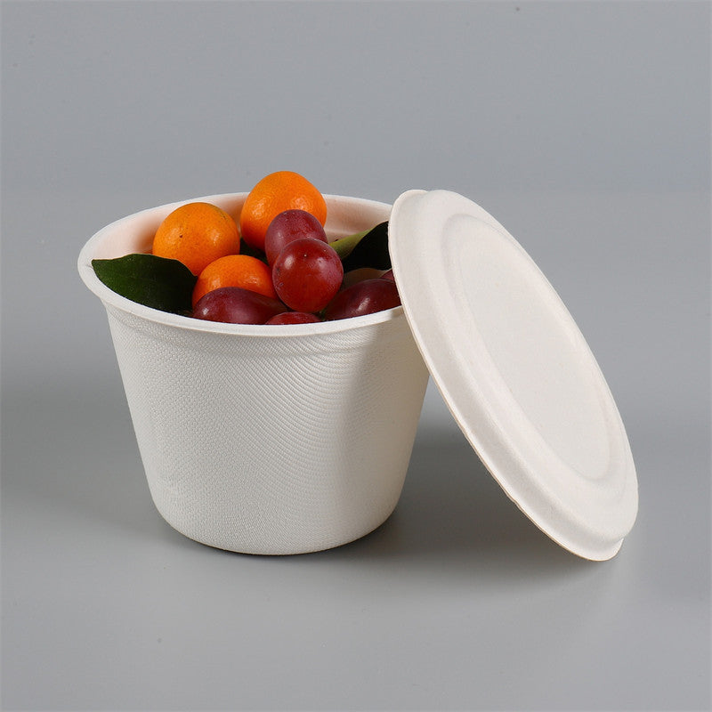 12oz Sugarcane Fiber Bowl Lid (500Pcs/Ctn)