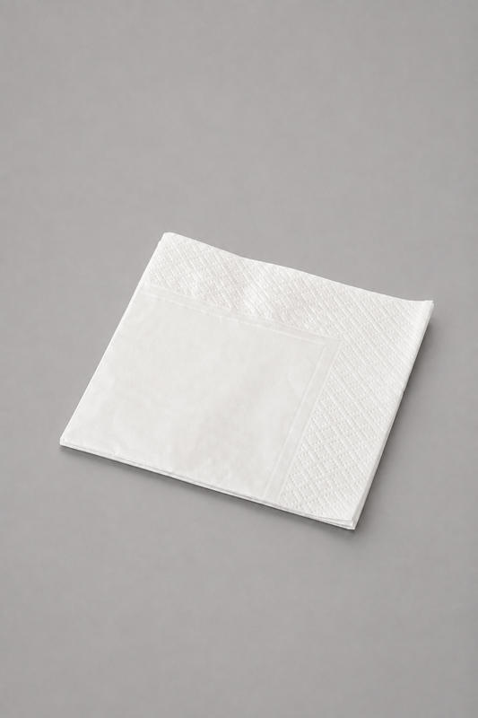 2-Ply White Cocktail Napkin