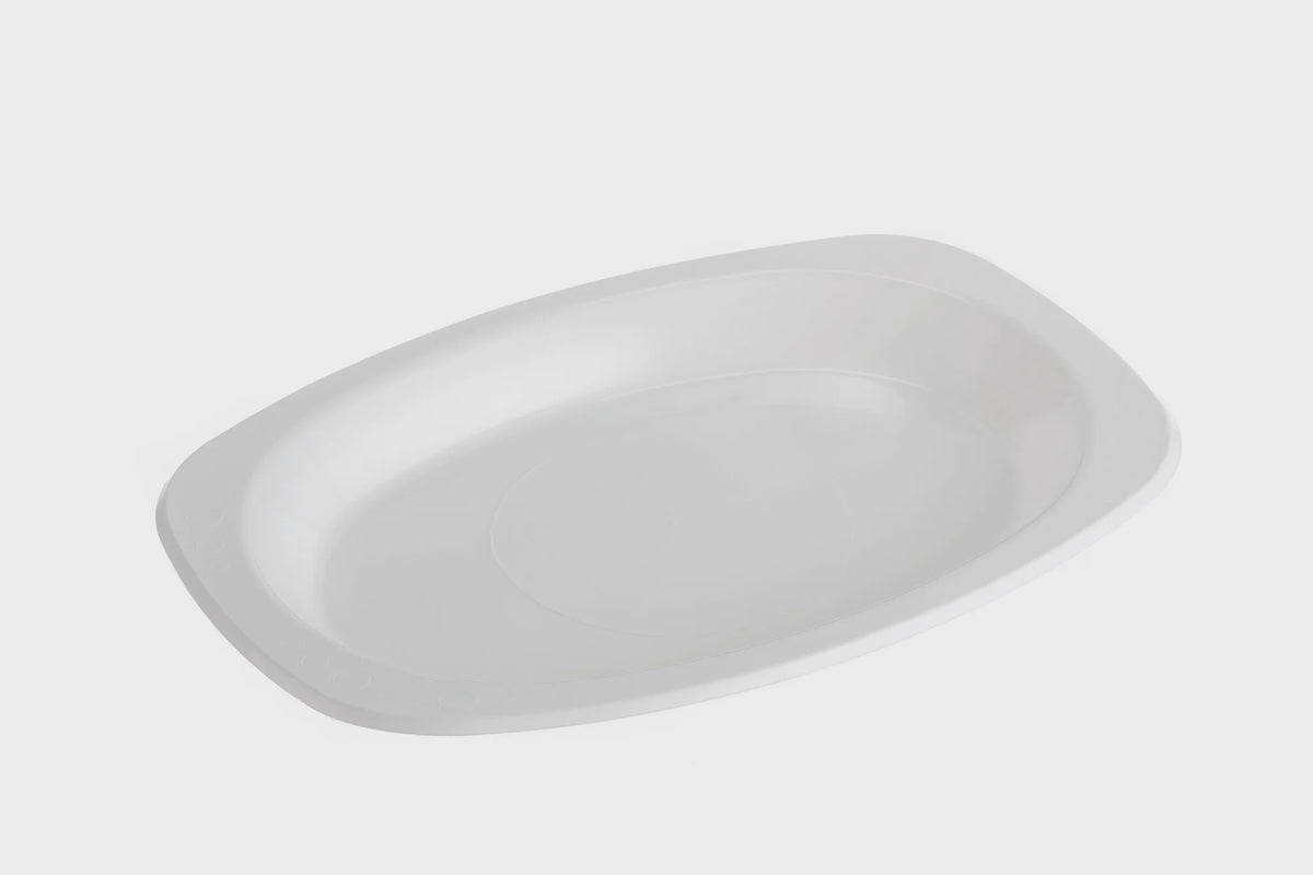210 x 300mm Oval Plate White(10x50)