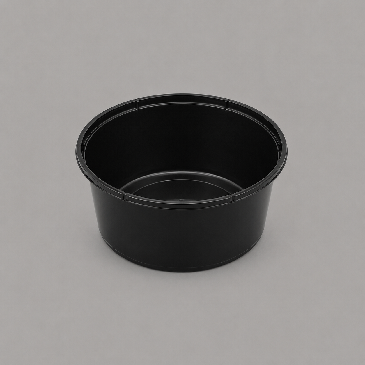 440ml Round Container Black