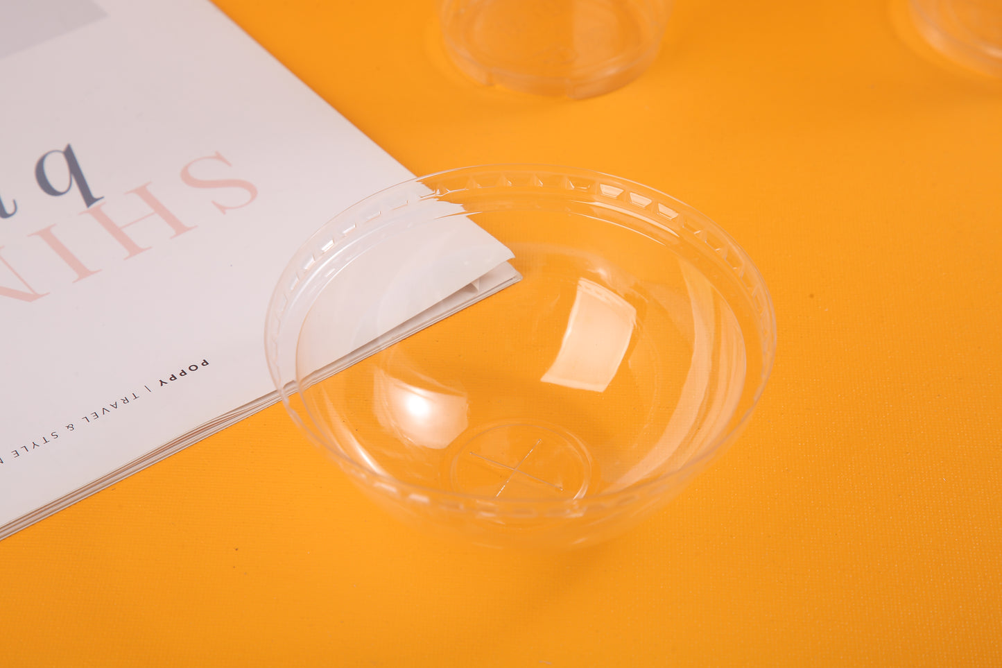 98mm PET Dome Lid with X Hole (1000Pcs/Ctn)