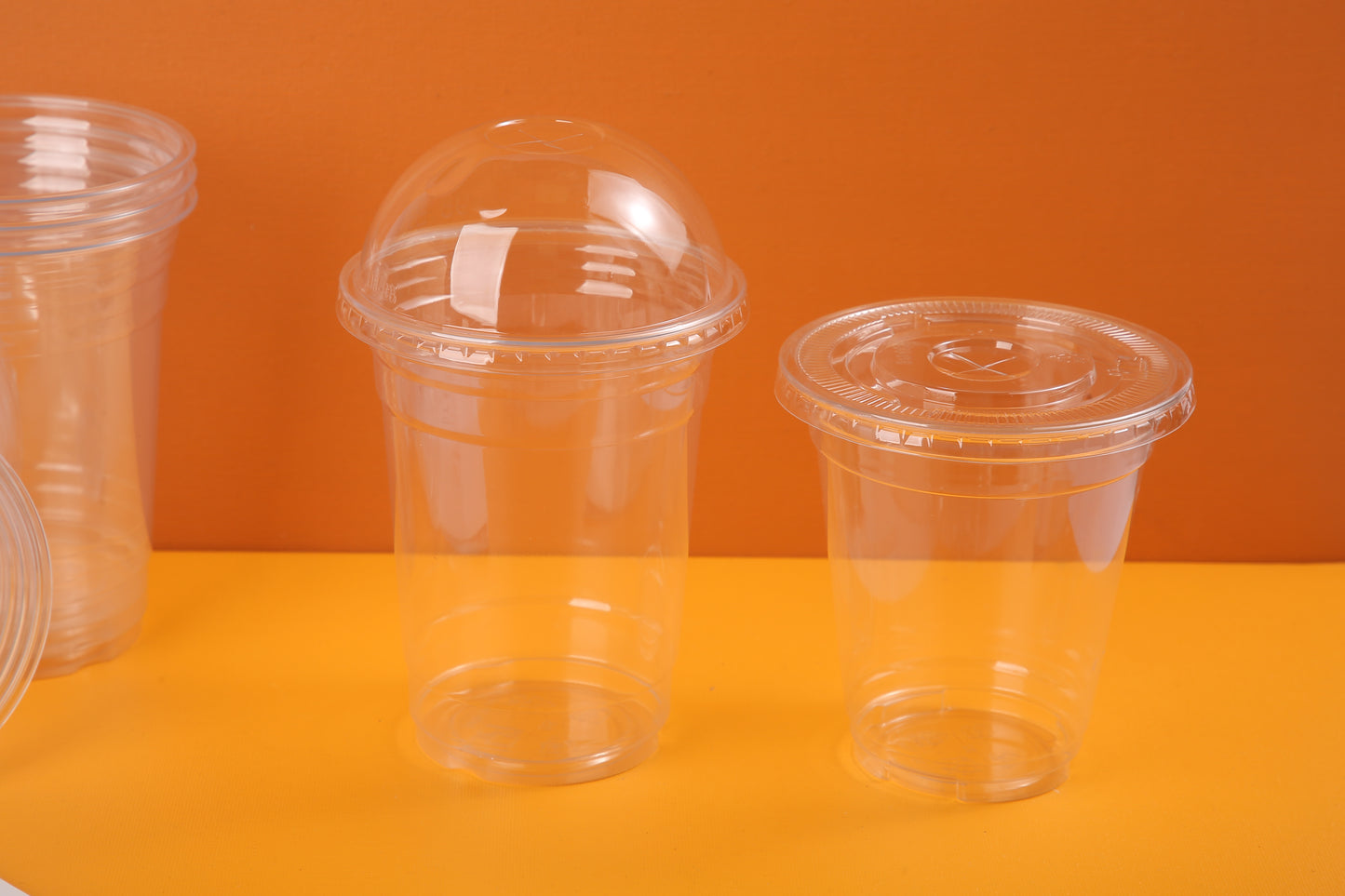 98mm PET Dome Lid with X Hole (1000Pcs/Ctn)