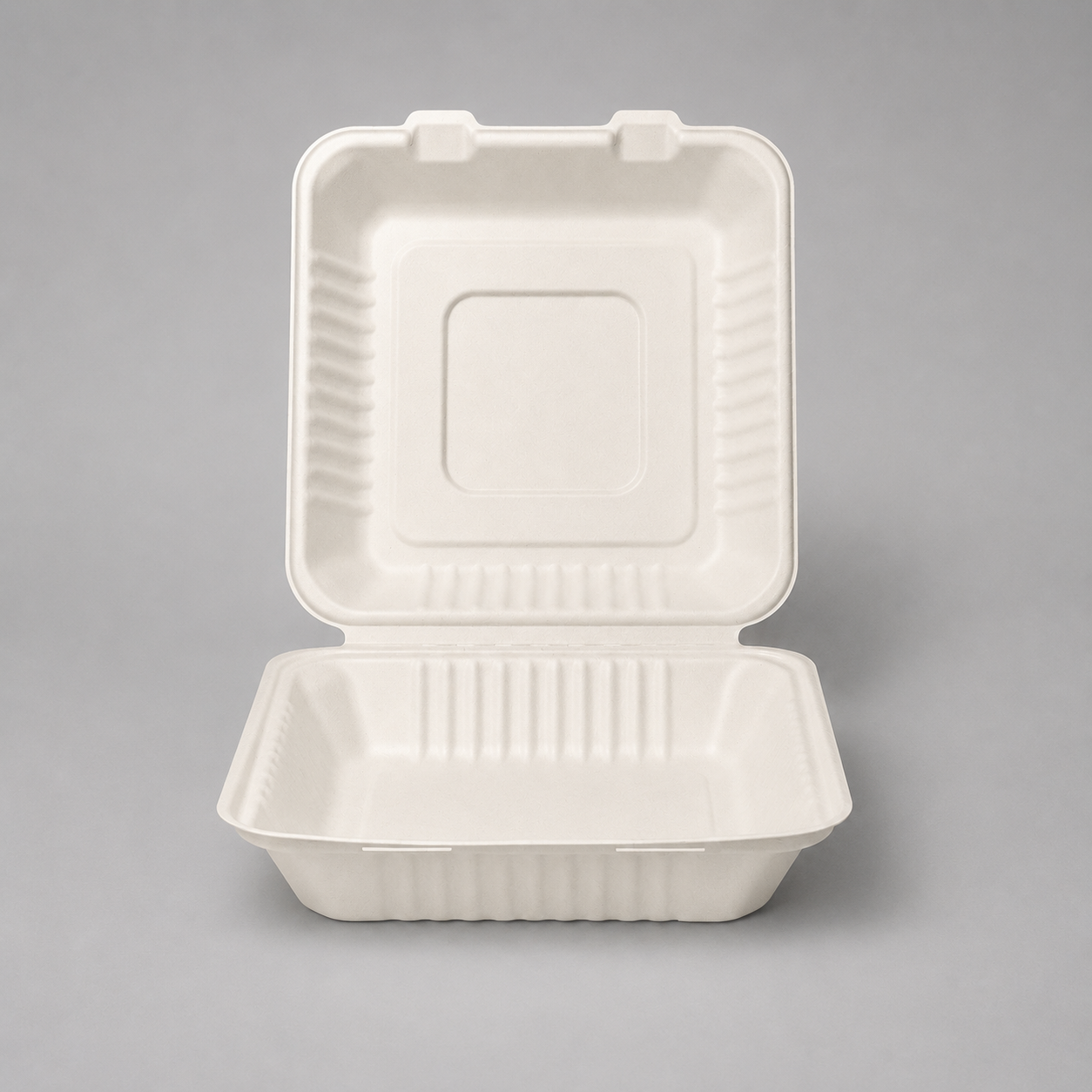 9" Bagasse Clamshell