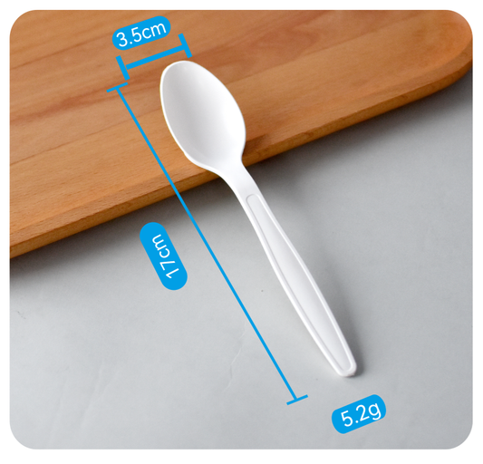 7" Inch Cornstarch Spoon - 1000PCS/CTN